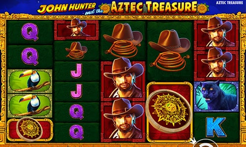 スロットマシン John Hunter and the Aztec Treasures (ジョンハンター＆ザ・アステカトレジャー)