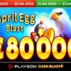 4月14日～27日 Playson April Egg Blast €80,000トーナメント