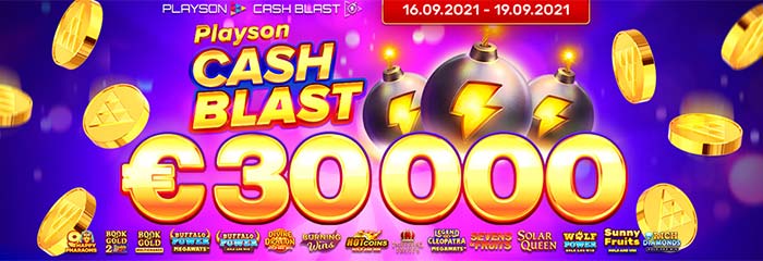 Playson Cash Blast €30000トーナメント