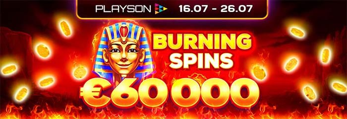 Playson Burning Spin €60,000