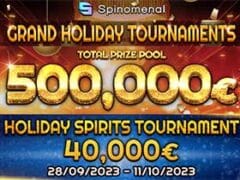 Spinomenal ホリデートーナメント€500,000