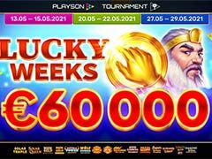 Playson社 Lucky Weeks トーナメント